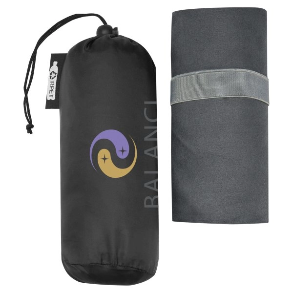 Immagine Asciugamano Pieter ultra leggero e ad asciugatura rapida in PET riciclato 130 x 80 cm