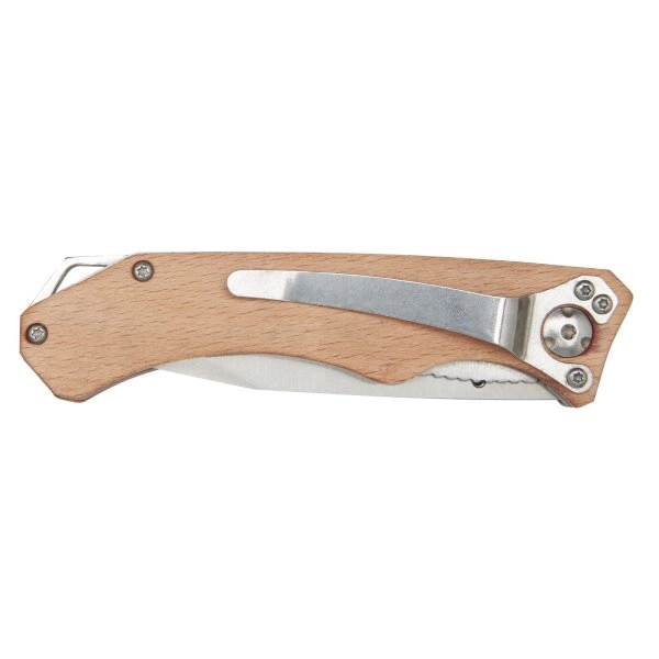 Immagine Coltello tascabile Dave in legno con clip per cintura