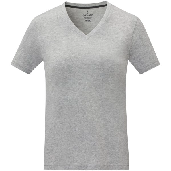Immagine T-shirt Somoto da donna a manica corta con collo a V 
