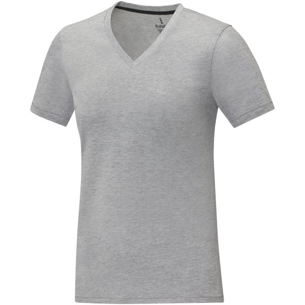 Immagine T-shirt Somoto da donna a manica corta con collo a V 