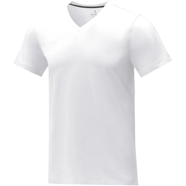 T-shirt Somoto da uomo a manica corta con collo a V 