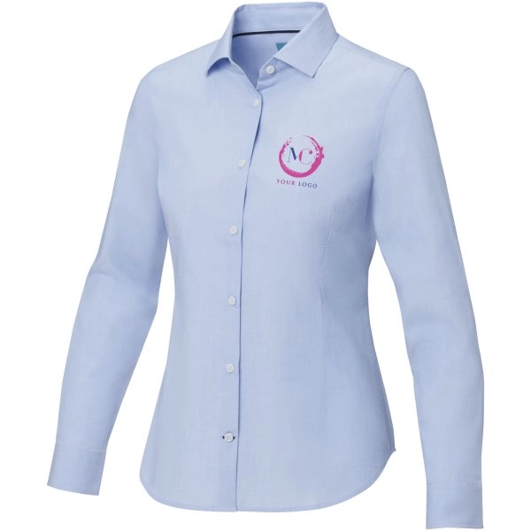 Immagine Camicia a maniche lunghe da donna in tessuto biologico Cuprite