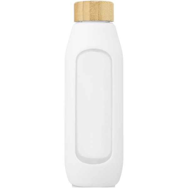 Immagine Borraccia in vetro borosilicato da 600 ml con impugnatura in silicone Tidan