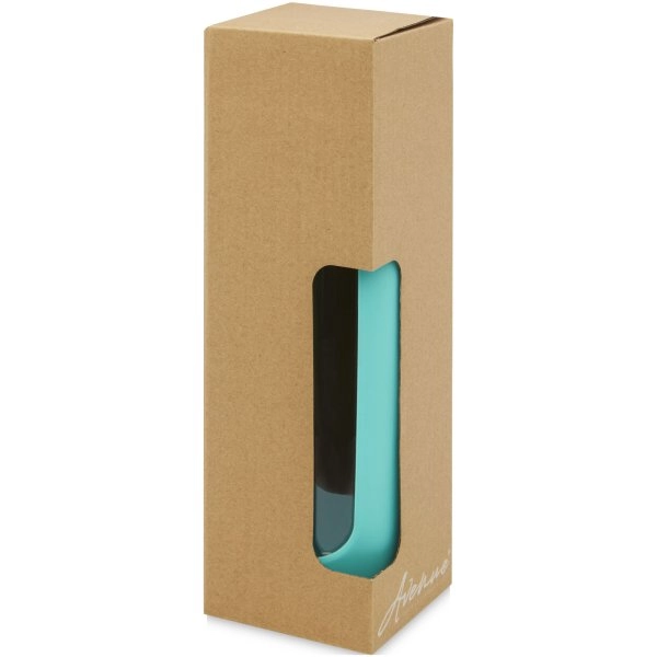 Immagine Borraccia in vetro borosilicato da 600 ml con impugnatura in silicone Tidan