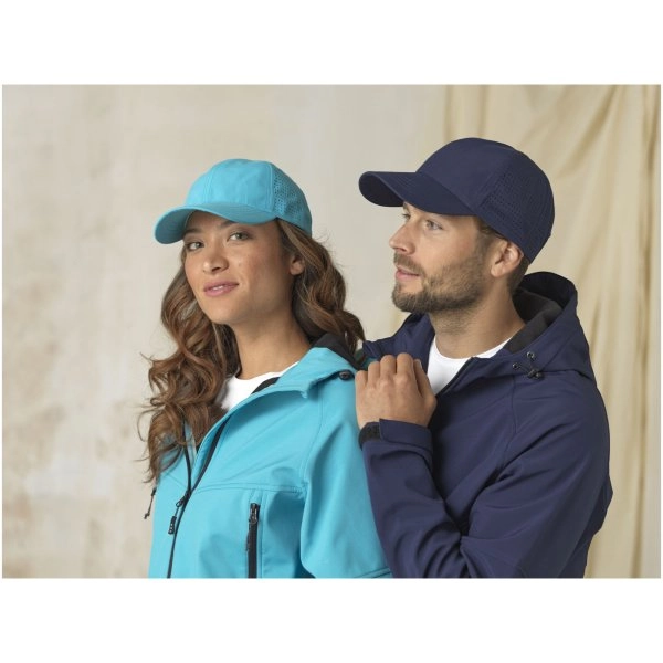 Immagine Cappellino cool-fit a 6 pannelli in materiale riciclato certificato GRS Mica