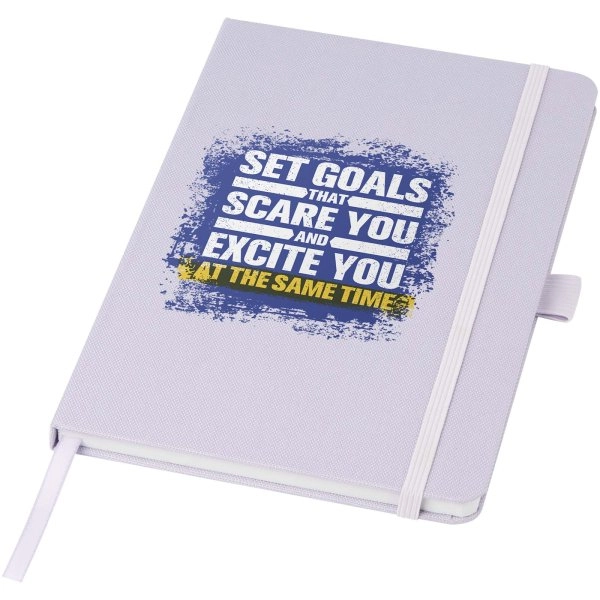 Immagine Blocco note A5 in carta riciclata con cover in PET riciclato Honua