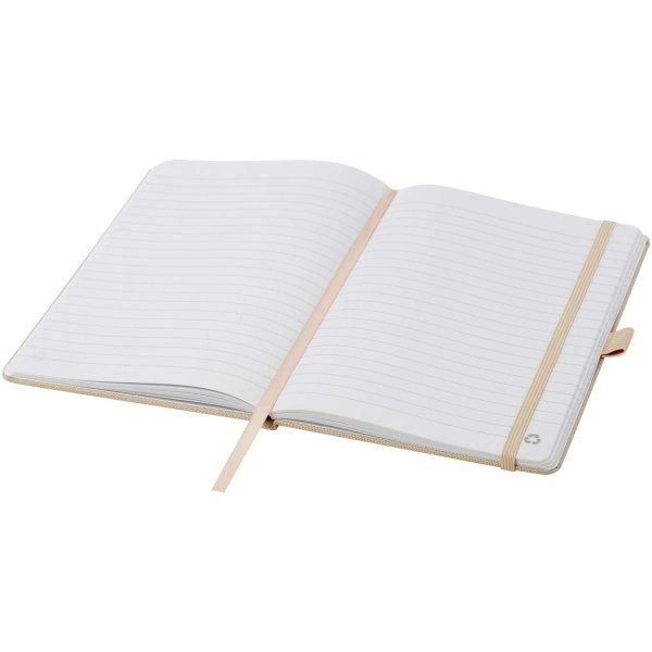 Immagine Blocco note A5 in carta riciclata con cover in PET riciclato Honua