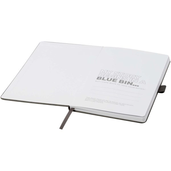 Immagine Blocco note A5 in carta riciclata con cover in PET riciclato Honua