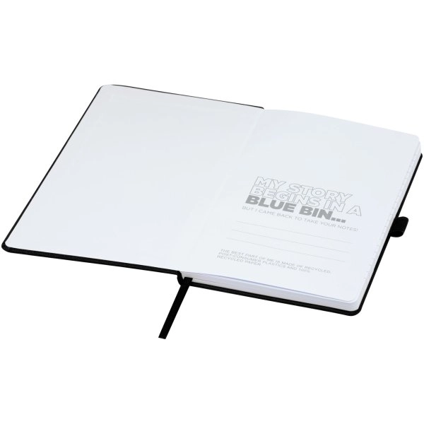 Immagine Blocco note A5 in carta riciclata con cover in PET riciclato Honua