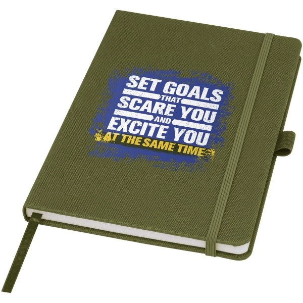 Immagine Blocco note A5 in carta riciclata con cover in PET riciclato Honua