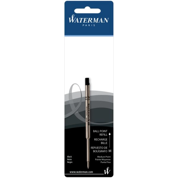 Waterman refill penna a sfera (inchiostro nero)