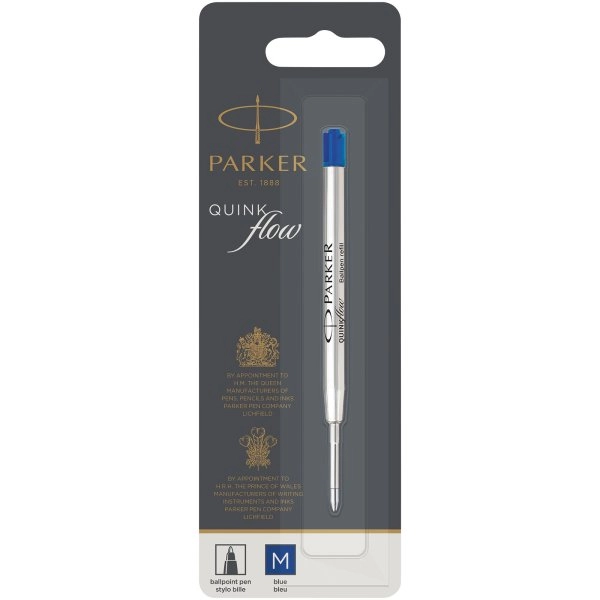 Parker refill penna a sfera Quinkflow (inchiostro blu)