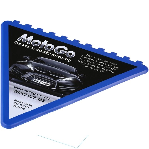 Immagine Raschia ghiaccio triangolare Frosty in plastica riciclata