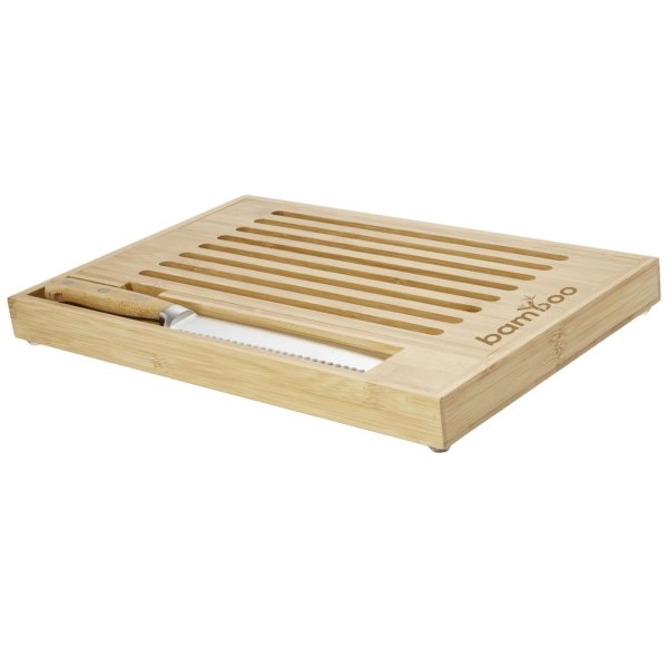 Immagine Tagliere in bambù con coltello Pao