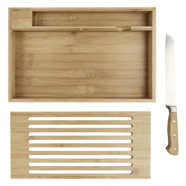 Immagine Tagliere in bambù con coltello Pao