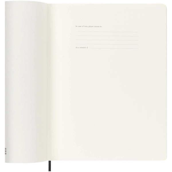 Immagine Blocco note 12 mesi formato XL con copertina morbida Moleskine