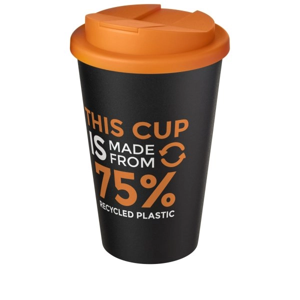 Immagine Tazza Americano® Eco da 350 ml in materiale riciclato e con coperchio ermetico