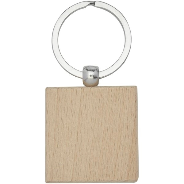 Immagine Portachiavi quadrato Gioia in legno di faggio