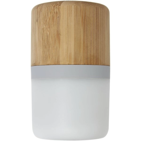 Immagine Speaker Bluetooth® in bambù Aurea con luce 