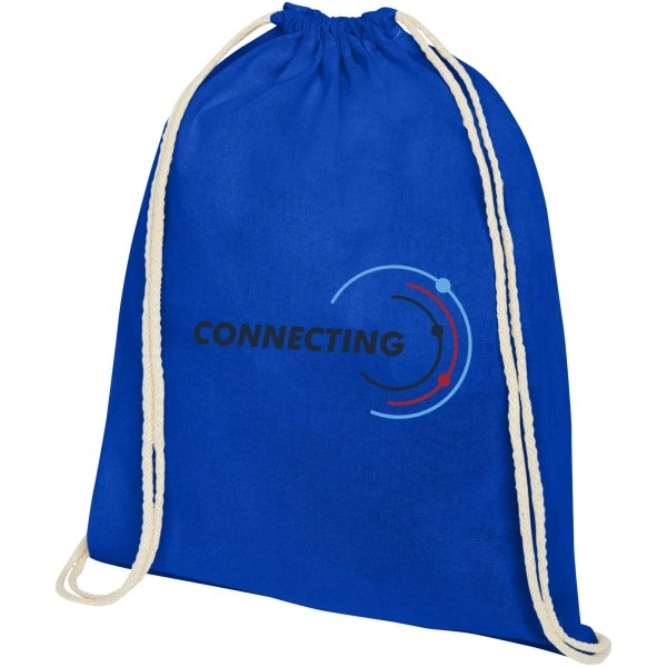 Immagine Zaino con cordoncino Oregon in cotone da 140 g/m² - 5L