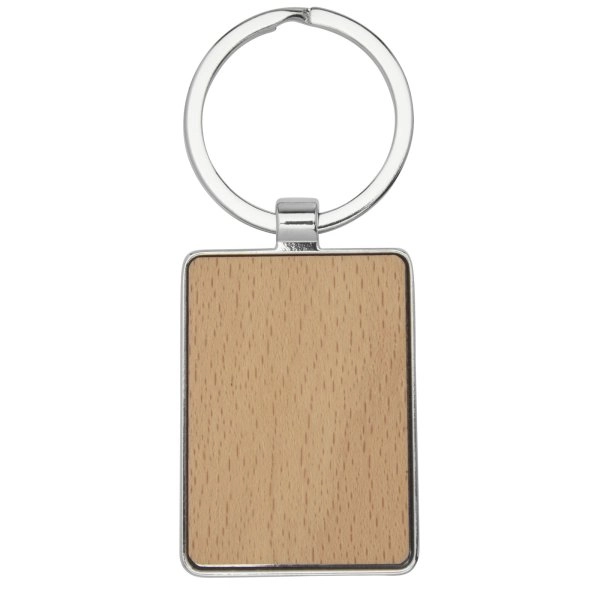 Immagine Portachiavi rettangolare Mauro in legno di faggio