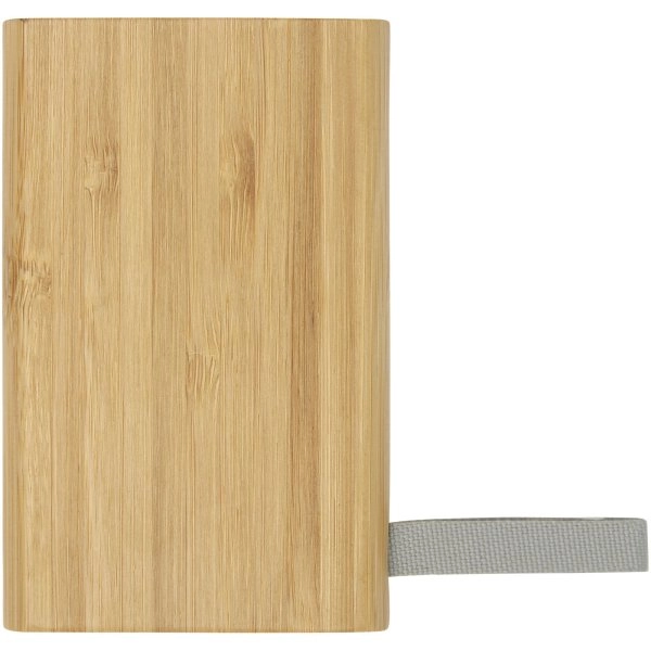 Immagine Power bank Tulda da 5000 mAh in bambù