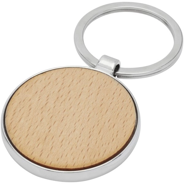 Immagine Portachiavi rotondo Moreno in legno di faggio