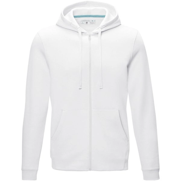 Immagine Felpa Ruby da uomo con cappuccio e full zip in tessuto organico riciclato