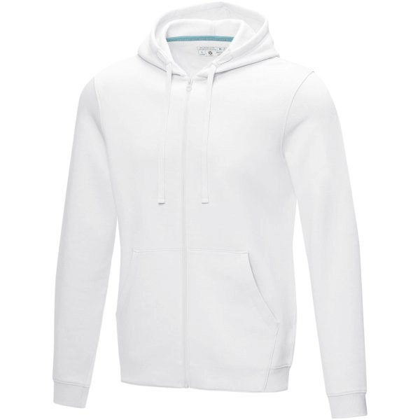 Immagine Felpa Ruby da uomo con cappuccio e full zip in tessuto organico riciclato