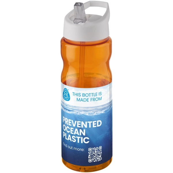 Immagine Borraccia sportiva H2O Active® Eco Base da 650 ml con coperchio con beccuccio