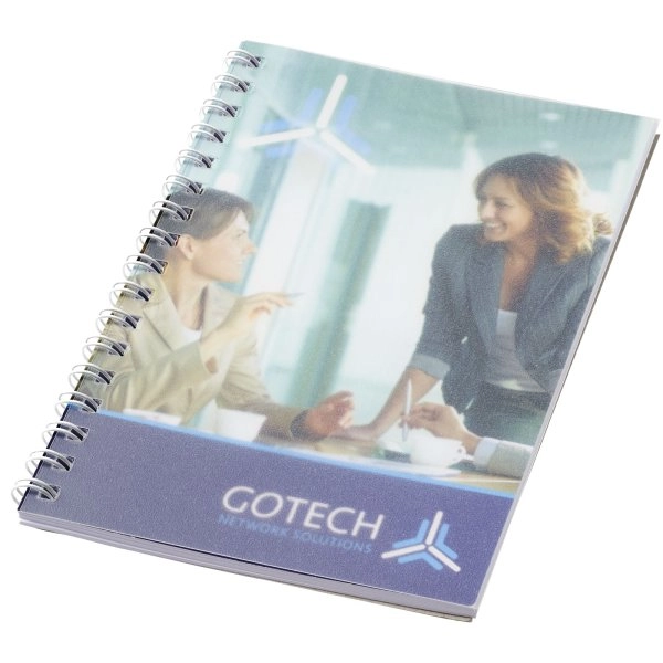 Immagine Notebook A6 spiralato Desk-Mate® con copertina in PP