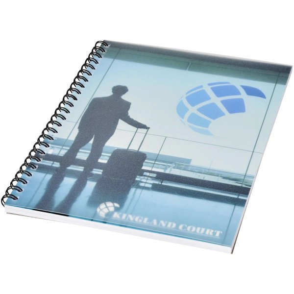 Immagine Notebook A5 spiralato Desk-Mate® con copertina in PP