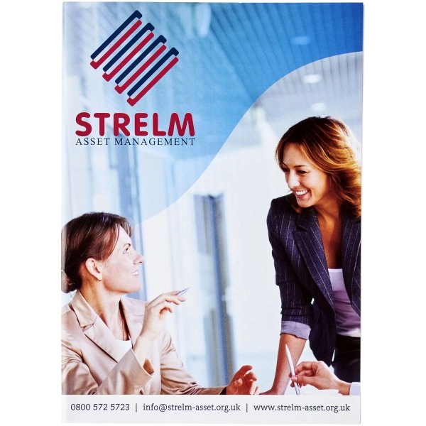 Immagine Block notes A5 Desk-Mate® con copertina avvolgente