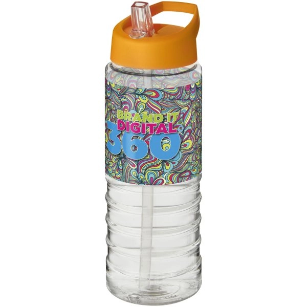 Immagine Borraccia sportiva H2O Active® Treble da 750 ml con coperchio con beccuccio