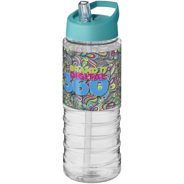 Immagine Borraccia sportiva H2O Active® Treble da 750 ml con coperchio con beccuccio