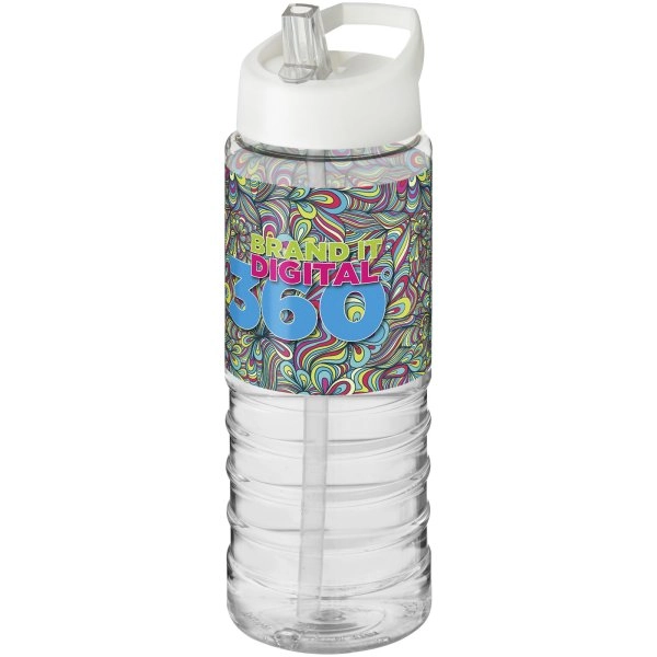 Immagine Borraccia sportiva H2O Active® Treble da 750 ml con coperchio con beccuccio