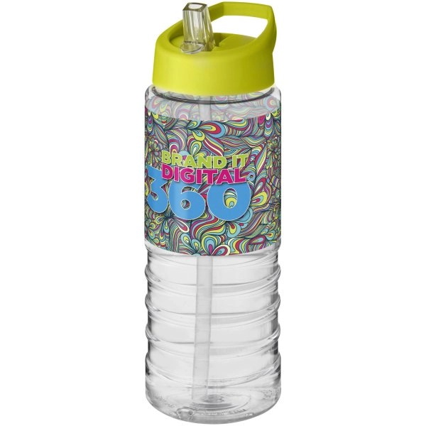 Immagine Borraccia sportiva H2O Active® Treble da 750 ml con coperchio con beccuccio