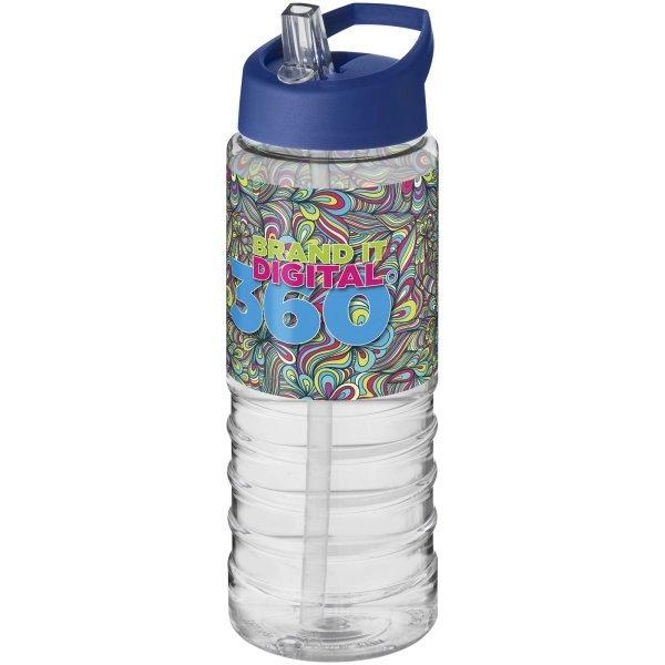 Immagine Borraccia sportiva H2O Active® Treble da 750 ml con coperchio con beccuccio
