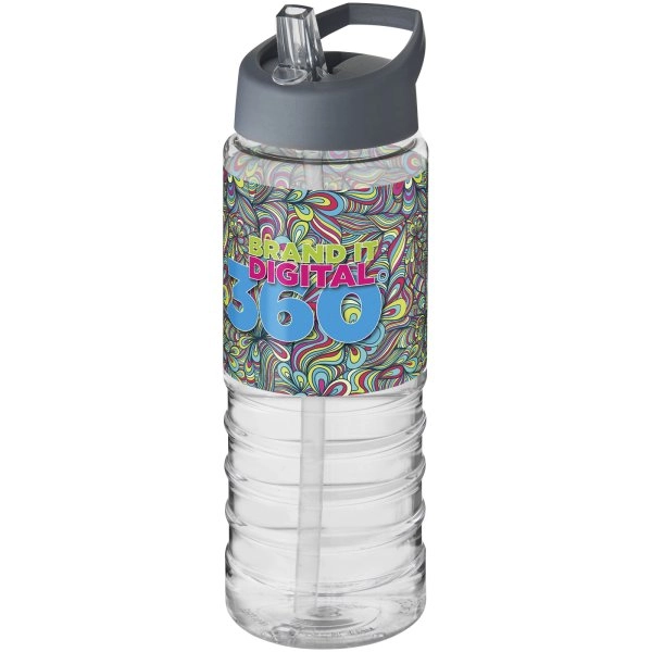 Immagine Borraccia sportiva H2O Active® Treble da 750 ml con coperchio con beccuccio