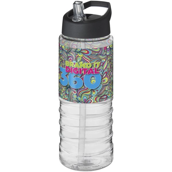 Immagine Borraccia sportiva H2O Active® Treble da 750 ml con coperchio con beccuccio
