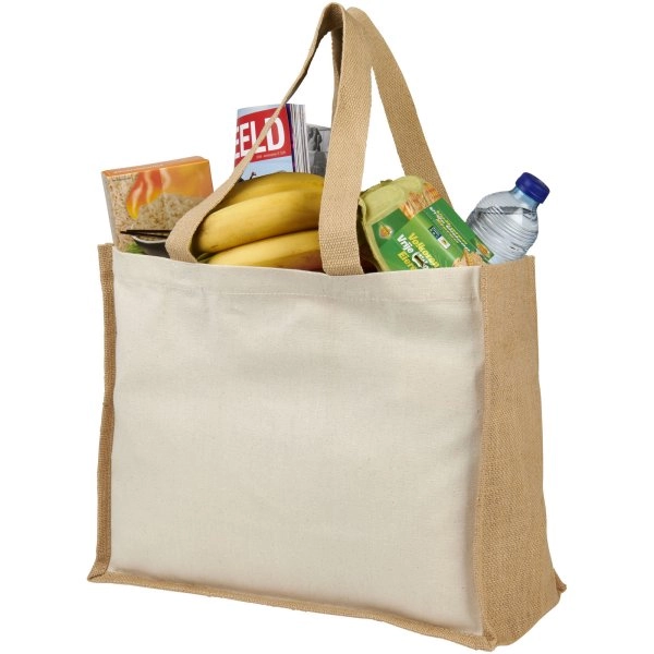 Immagine Shopper in iuta e canvas 320 g/m² Varai - 23L