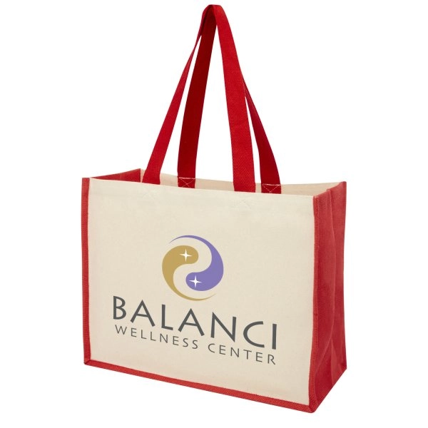Immagine Shopper in iuta e canvas 320 g/m² Varai - 23L