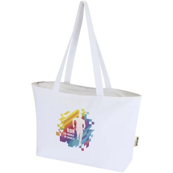 Immagine Shopper in cotone 320 g/m² con zip Ningbo - 15L
