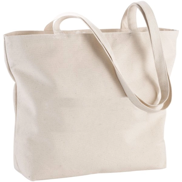 Immagine Shopper in cotone 320 g/m² con zip Ningbo - 15L
