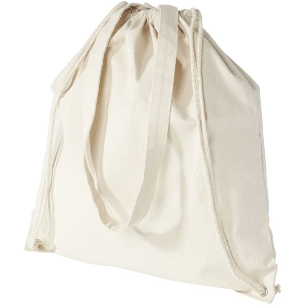 Immagine Zaino con cordoncino Eliza in cotone da 240 g/m² - 6L