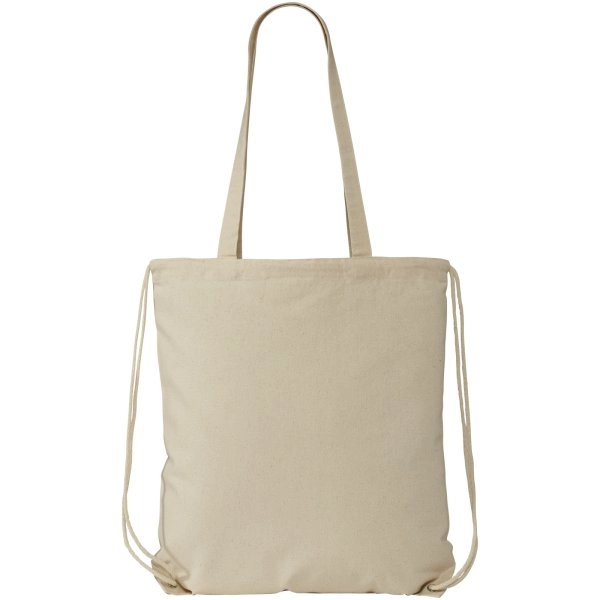 Immagine Zaino con cordoncino Eliza in cotone da 240 g/m² - 6L