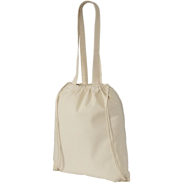 Immagine Zaino con cordoncino Eliza in cotone da 240 g/m² - 6L