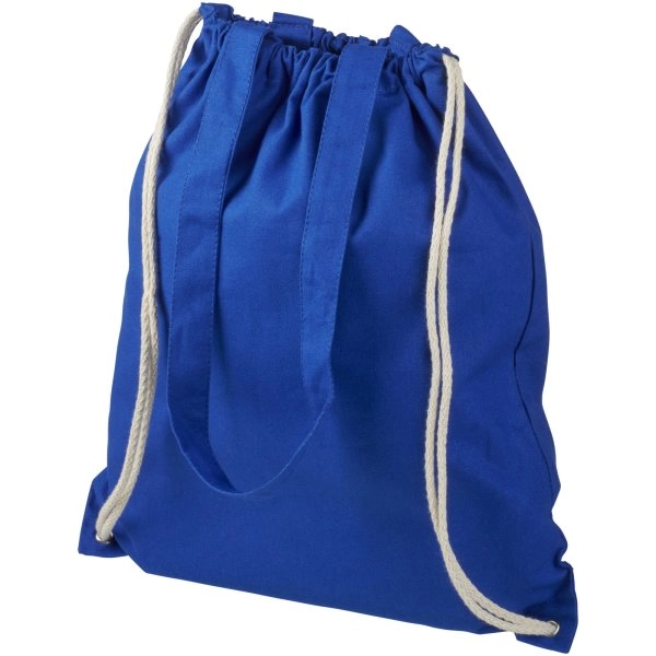 Immagine Zaino con cordoncino Eliza in cotone da 240 g/m² - 6L