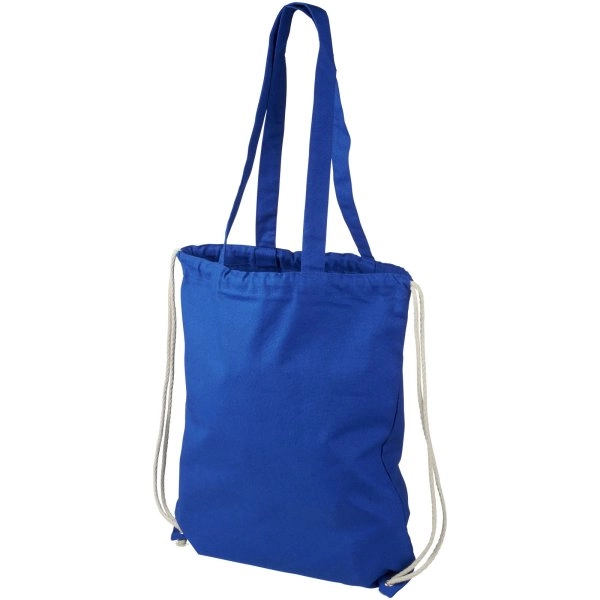 Immagine Zaino con cordoncino Eliza in cotone da 240 g/m² - 6L