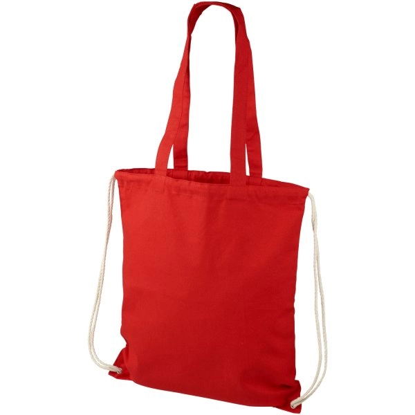 Immagine Zaino con cordoncino Eliza in cotone da 240 g/m² - 6L